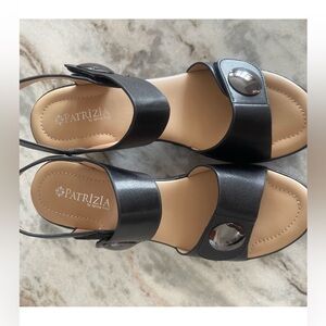 Patrizia women’s high heel sandals black size 8